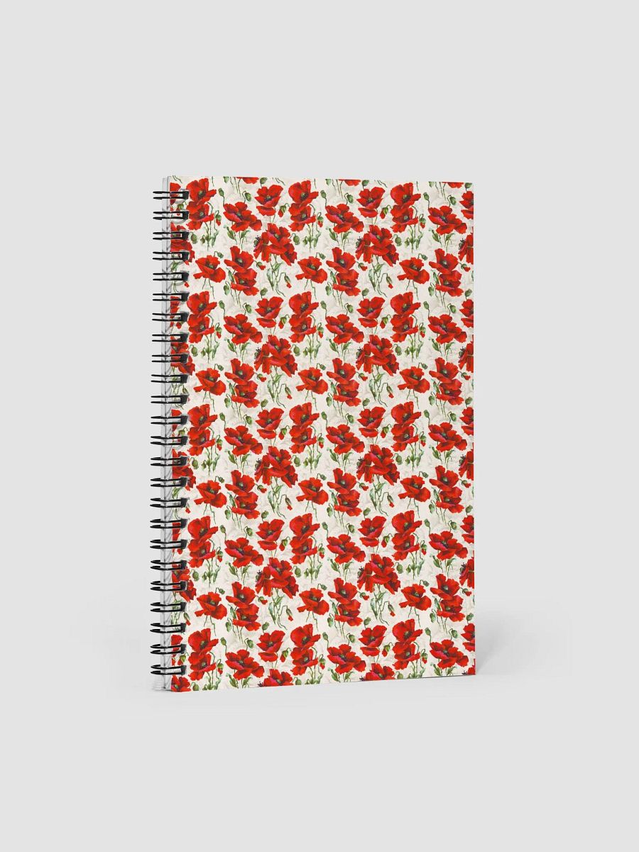 Vintage Poppy Spiral Notebook product image (1)
