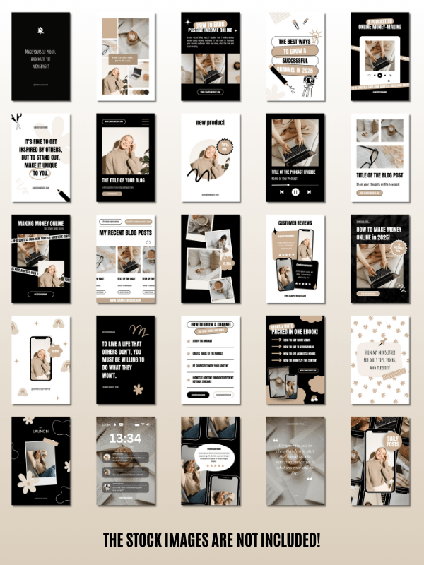 MRR/PLR Pinterest Templates for Bloggers product image (5)
