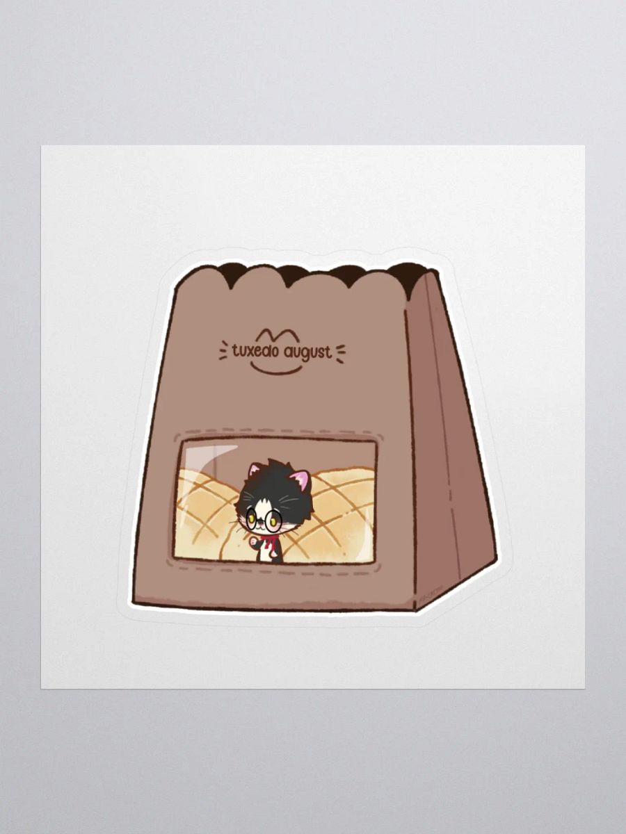 August Melon Bread Bag Sticker product image (1)