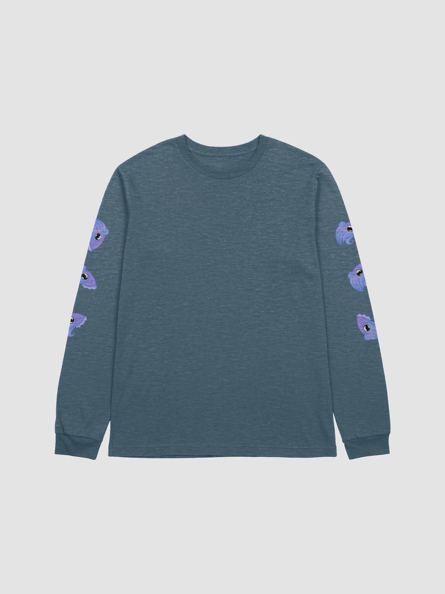 !Purple tumbling cuttlefish - long sleeve tee product image (1)