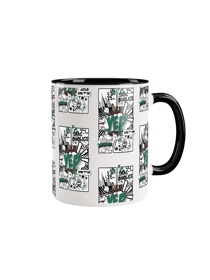 Shac-oholics Comic Blast Mug - Dark Green 