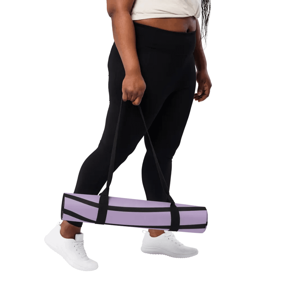Purple and Black Yoga Mat product image (3)