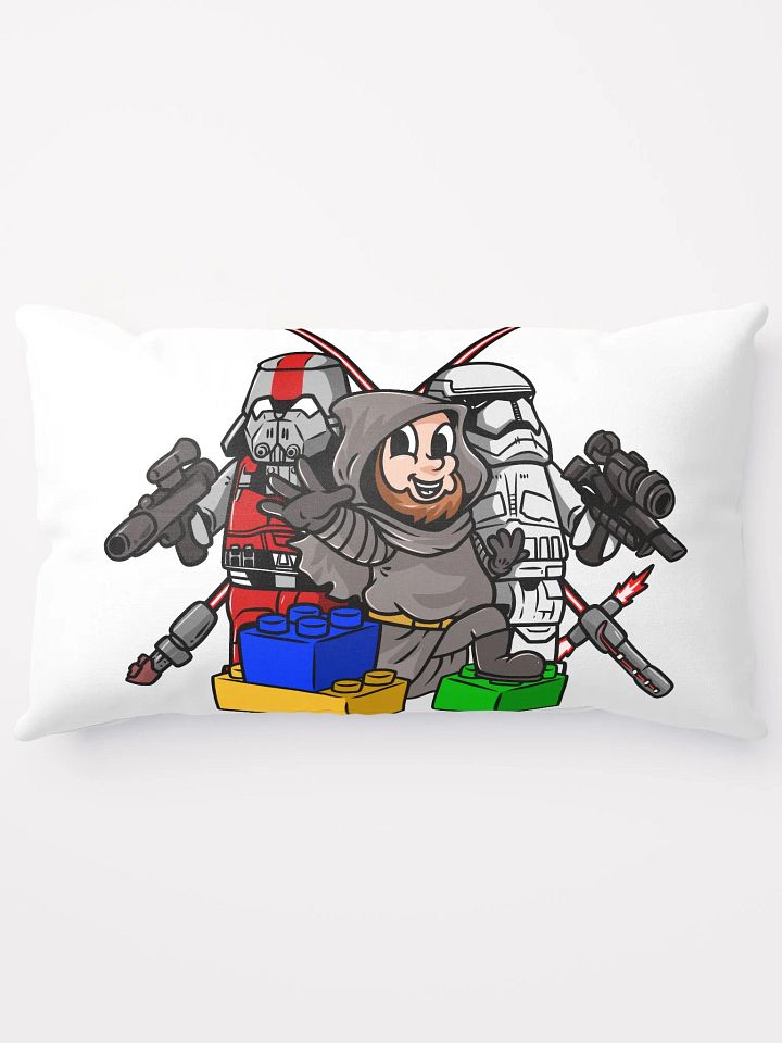 Spaceport Cartoon pillow product image (1)
