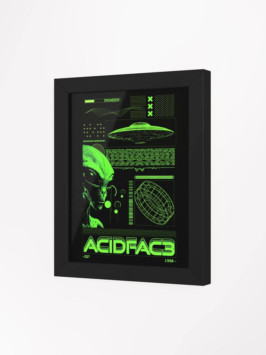 Framed alien invasion poster product image (53)