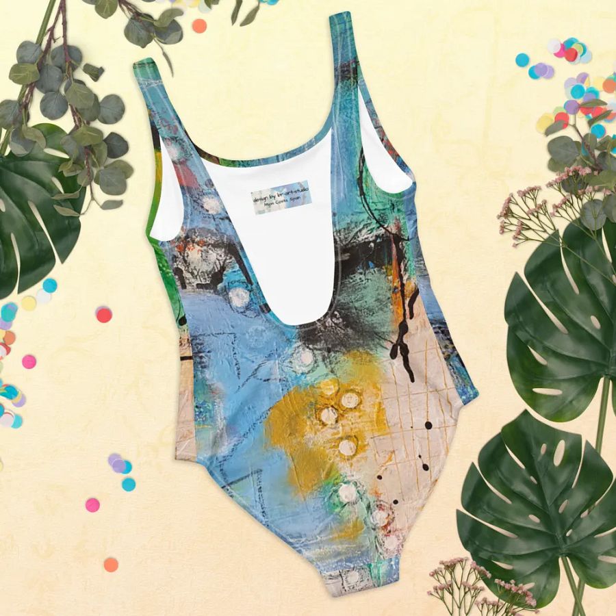 original painting printed on swimsuit, unique design product image (11)
