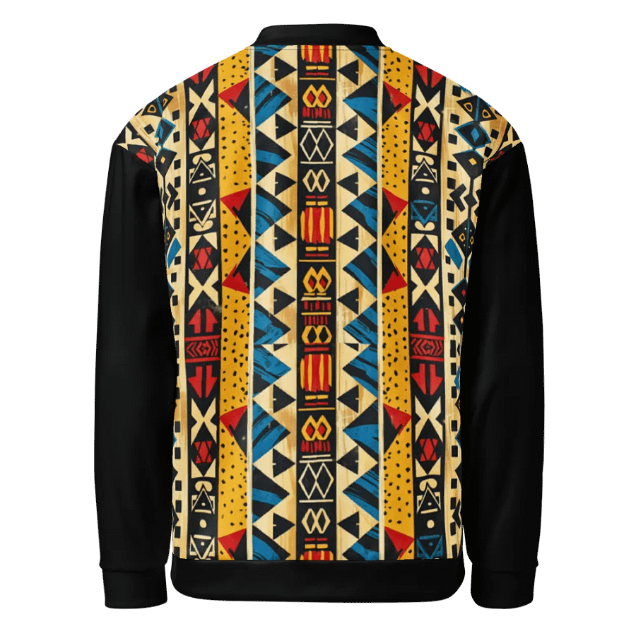 African Geometric Vibrance Bomber Jacket product image (2)