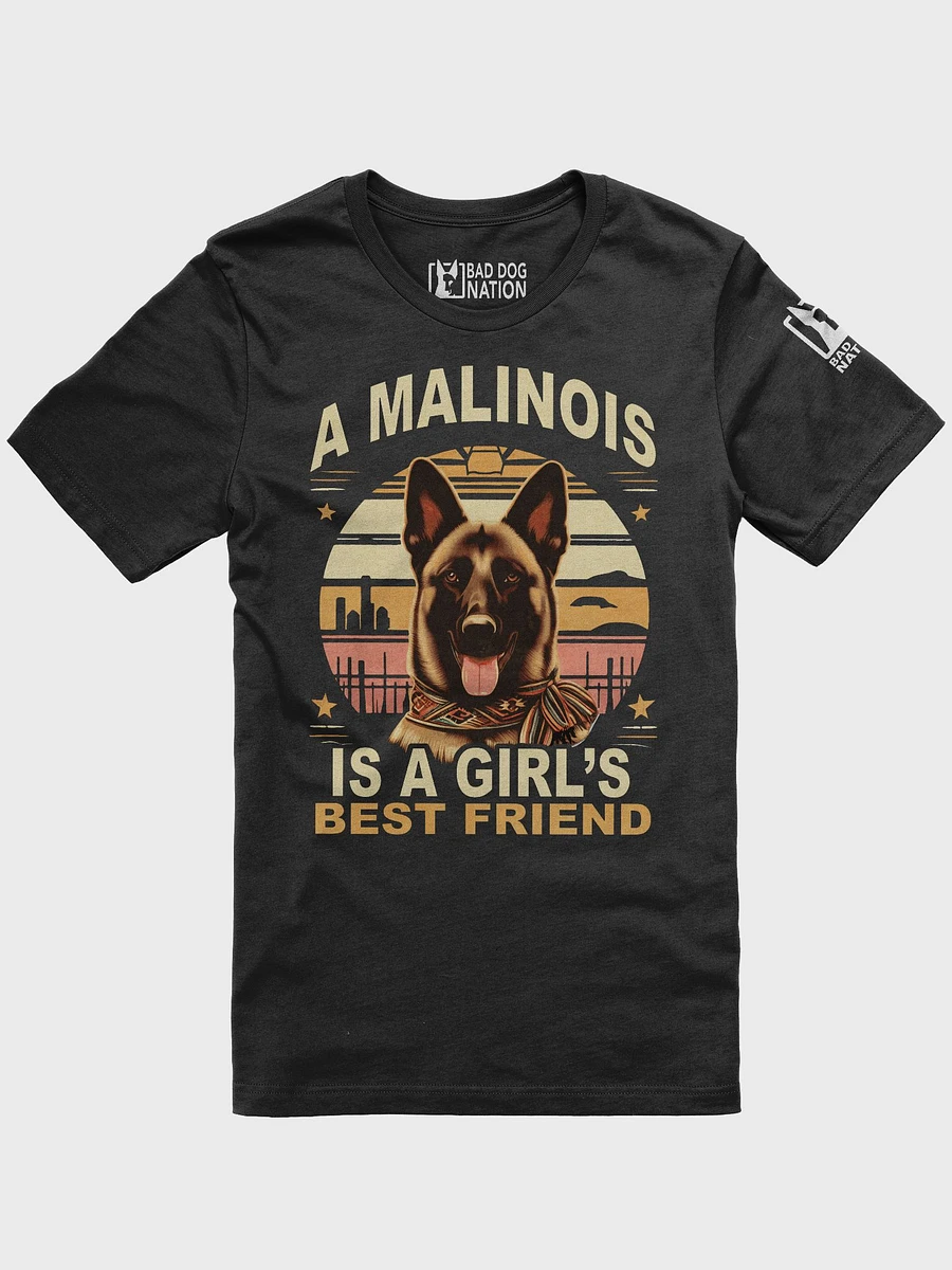 A Malinois is a Girl's Best Friend - Premium Adult Unisex T-shirt product image (2)