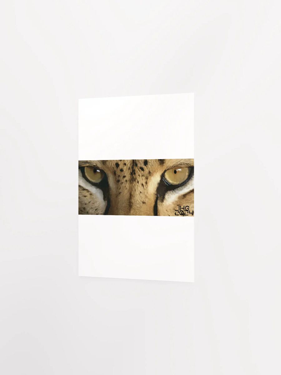 Cheetah Eyes Digital Drawing Matte Poster product image (9)