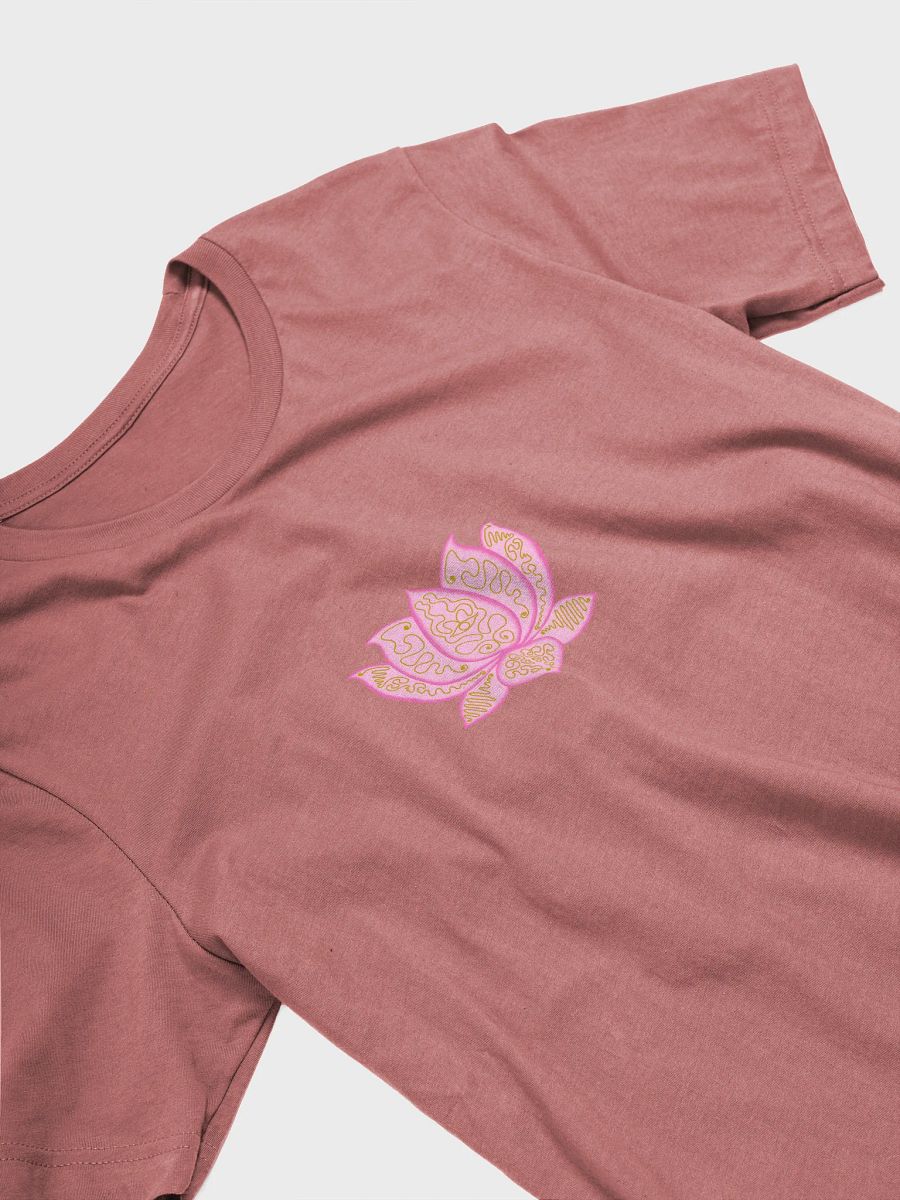Mystic Lotus Gold-Trimmed T-Shirt product image (3)