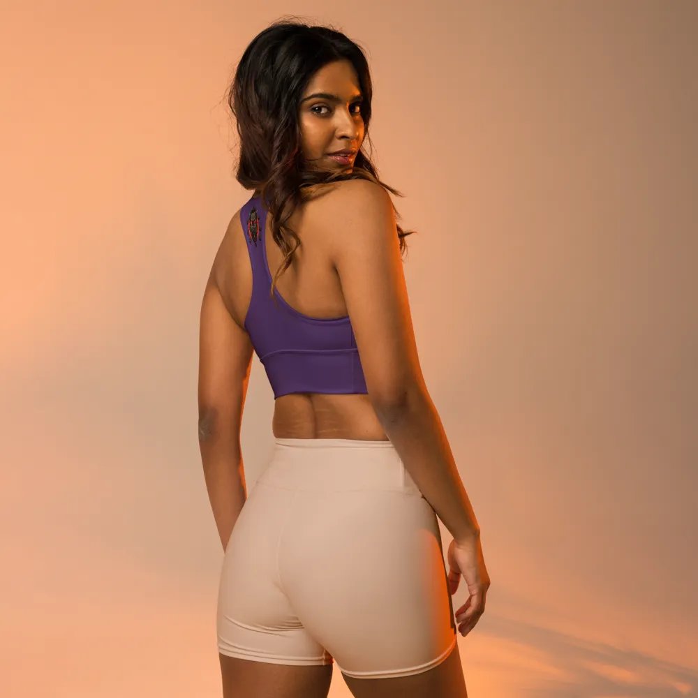 oni BARBELL CLUB PURPLE sports bra product image (10)
