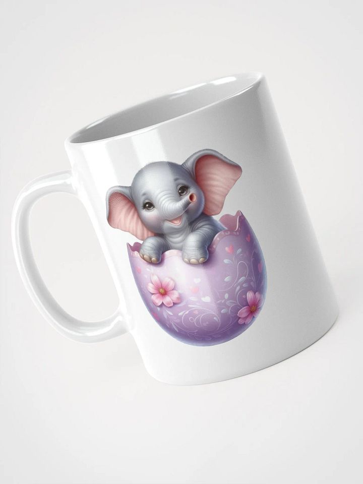 Elephant Easter Egg - White Mug product image (1)