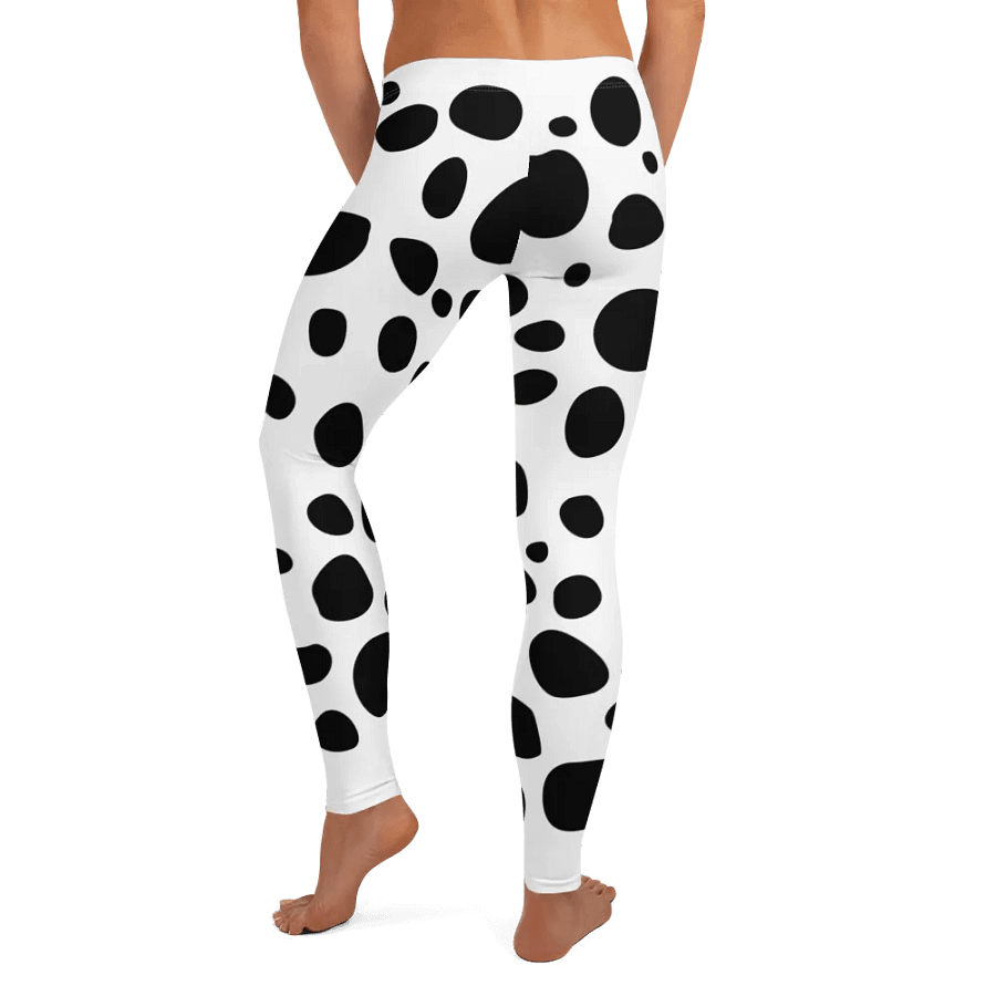 Dalmation Print Leggings – Soft, Stretchy, and Comfortable with Customizable Surface product image (8)