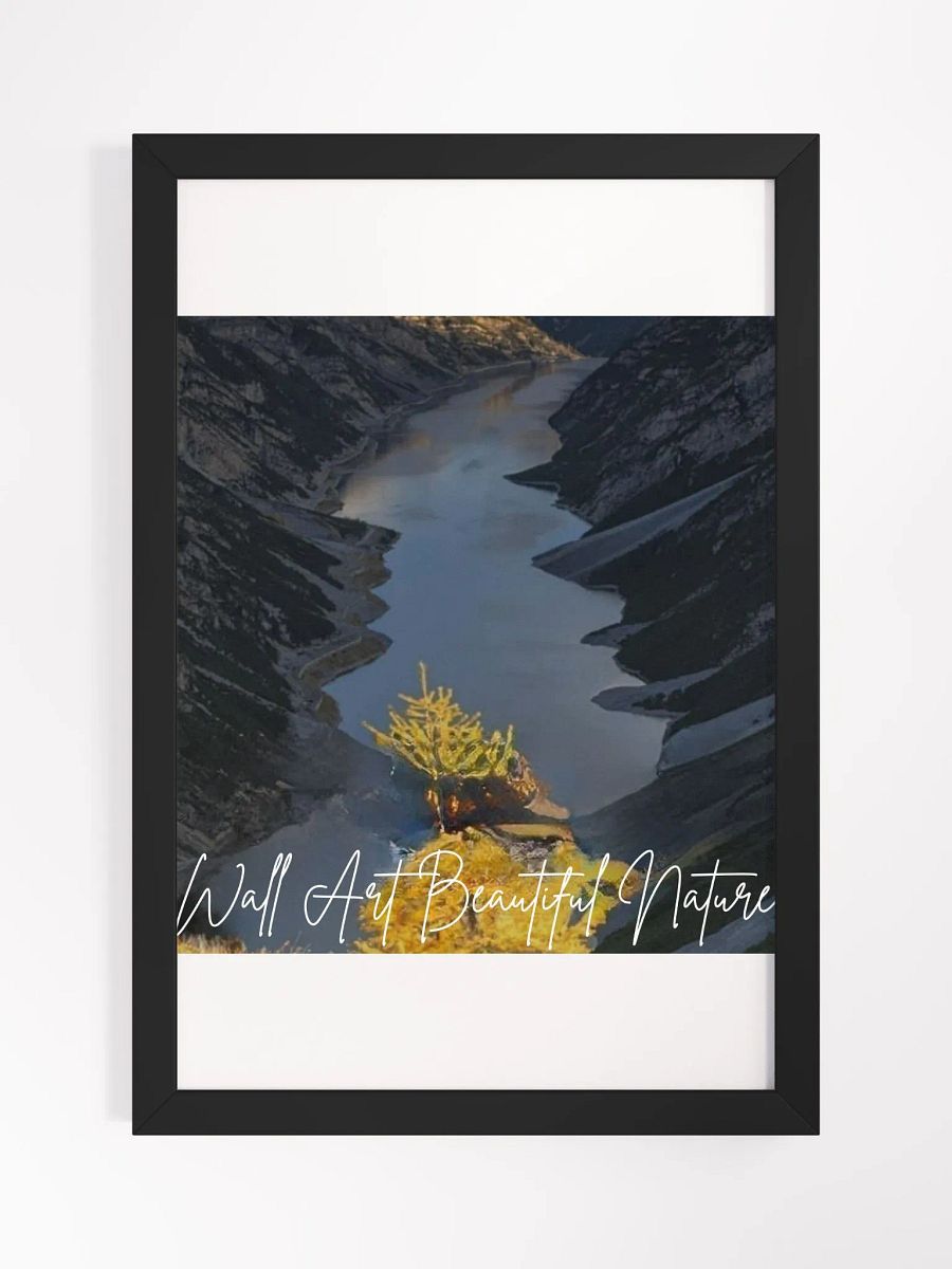 Nature View Framed High-Quality Matte Poster (in) product image (1)
