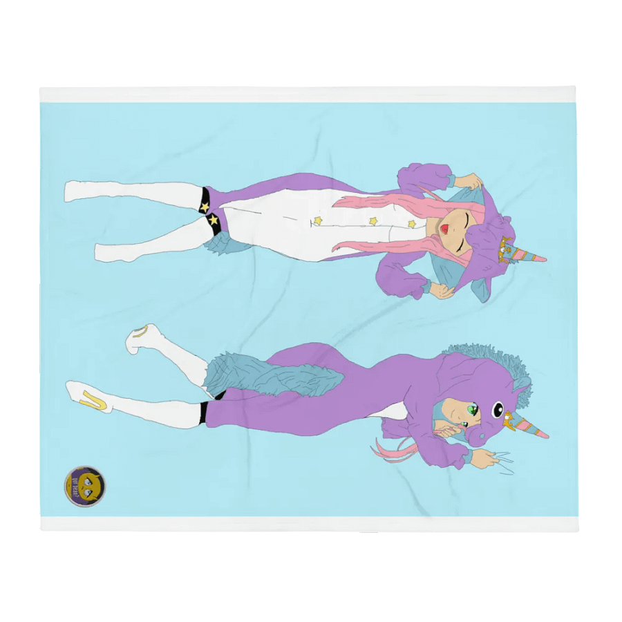 Pocky's Unicorn Onesie Daki Blanket product image (1)