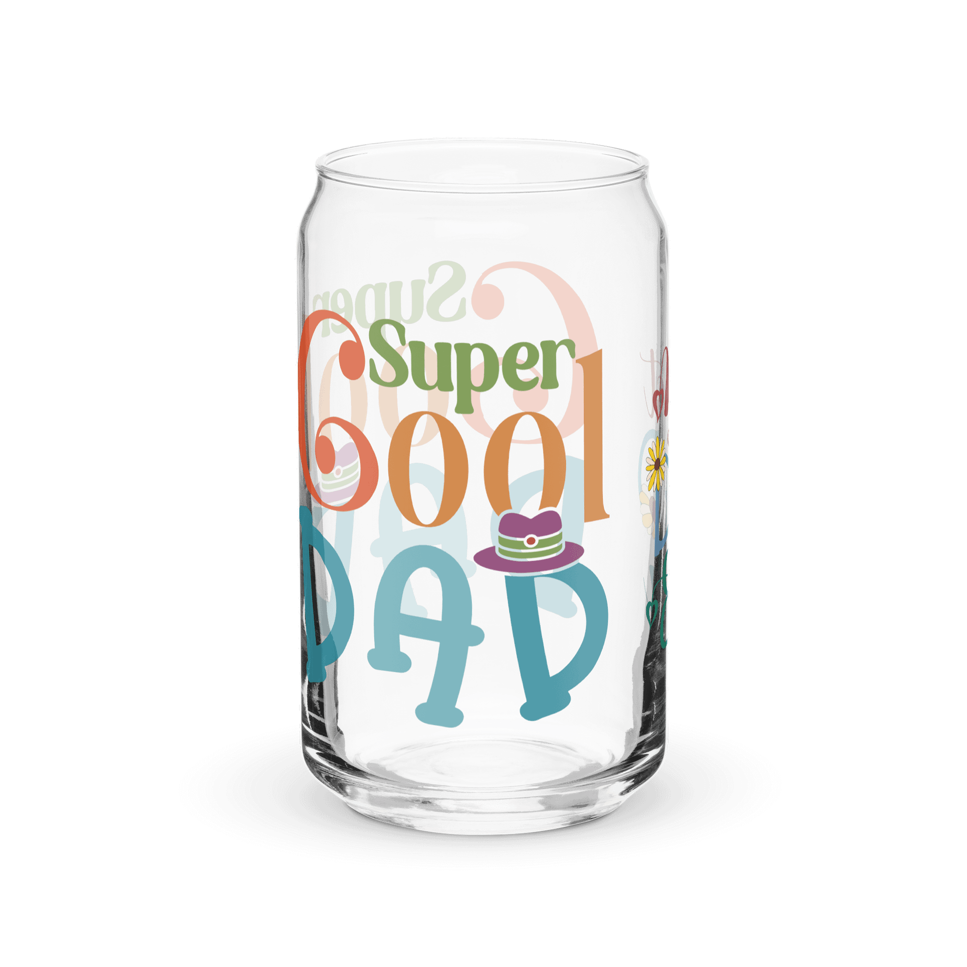 Super Cool Dad Can-Shaped Glass product image (1)