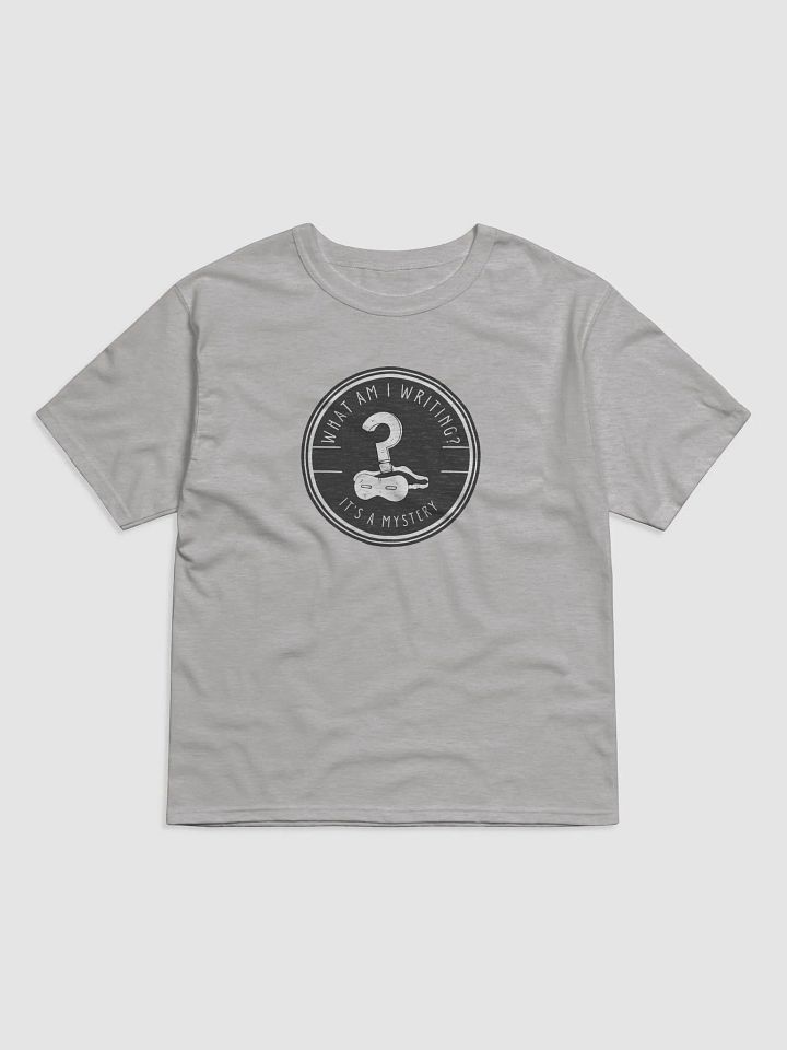 What am I Writing? It's a Mystery - relaxed grey t-shirt product image (1)
