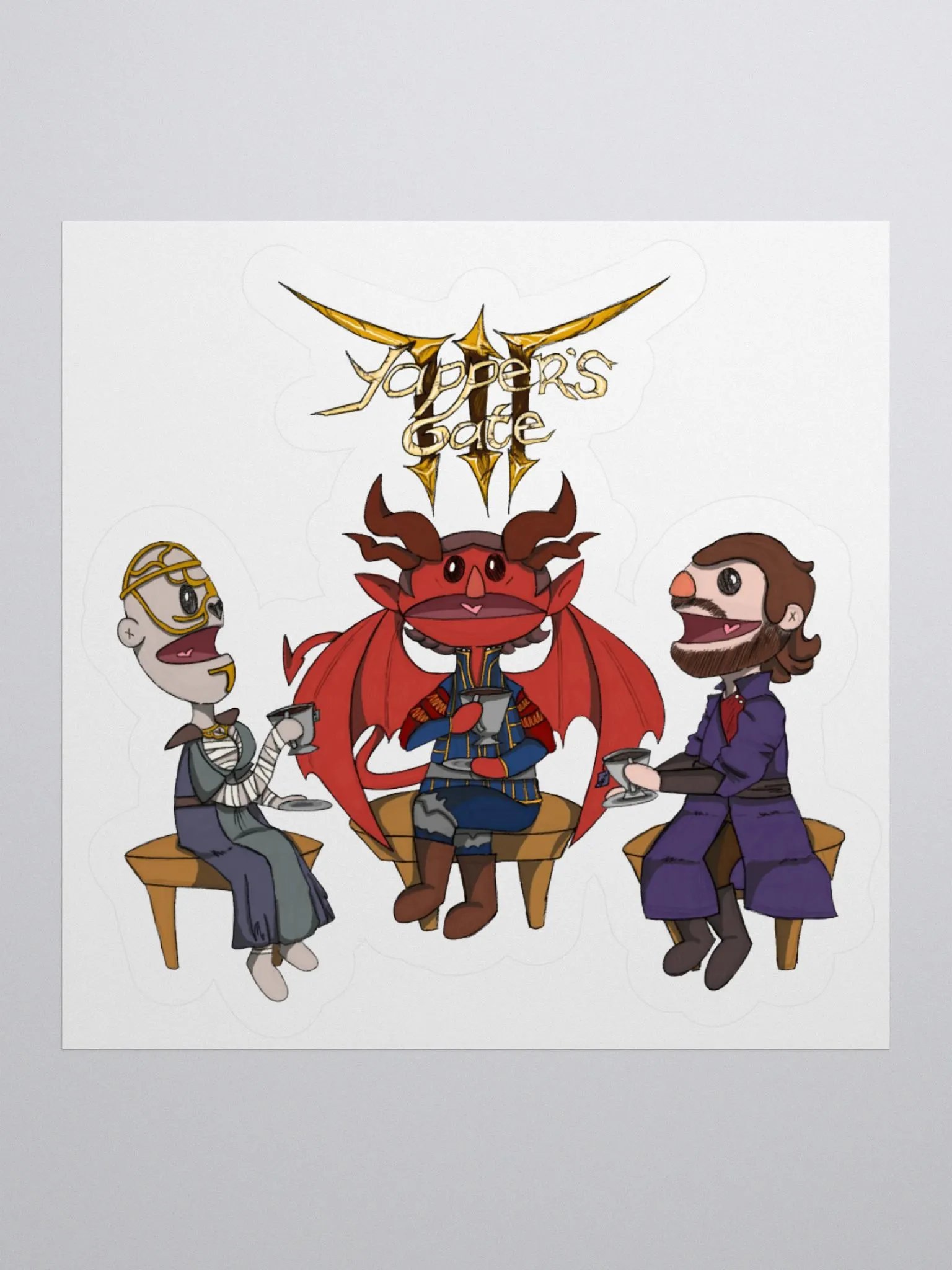 Yapper's Gate Group Sticker product image (4)