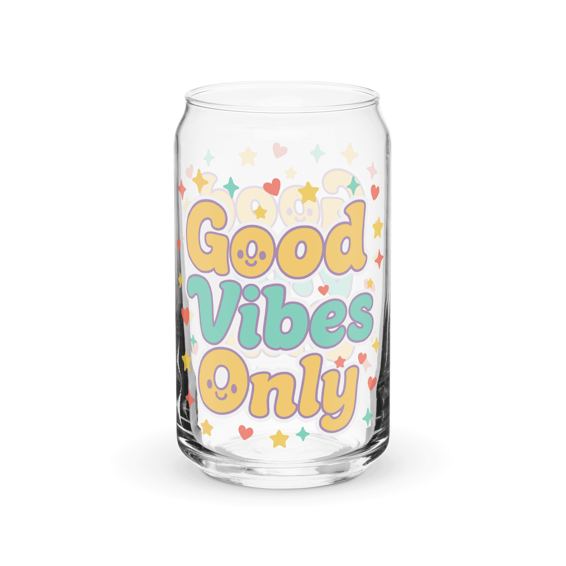Good Vibes Only Can-Shaped Glass product image (1)