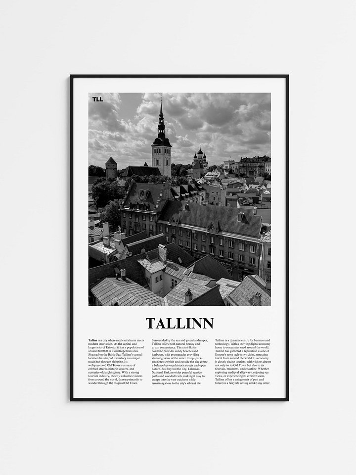 Tallinn 01 Newspaper Poster product image (1)
