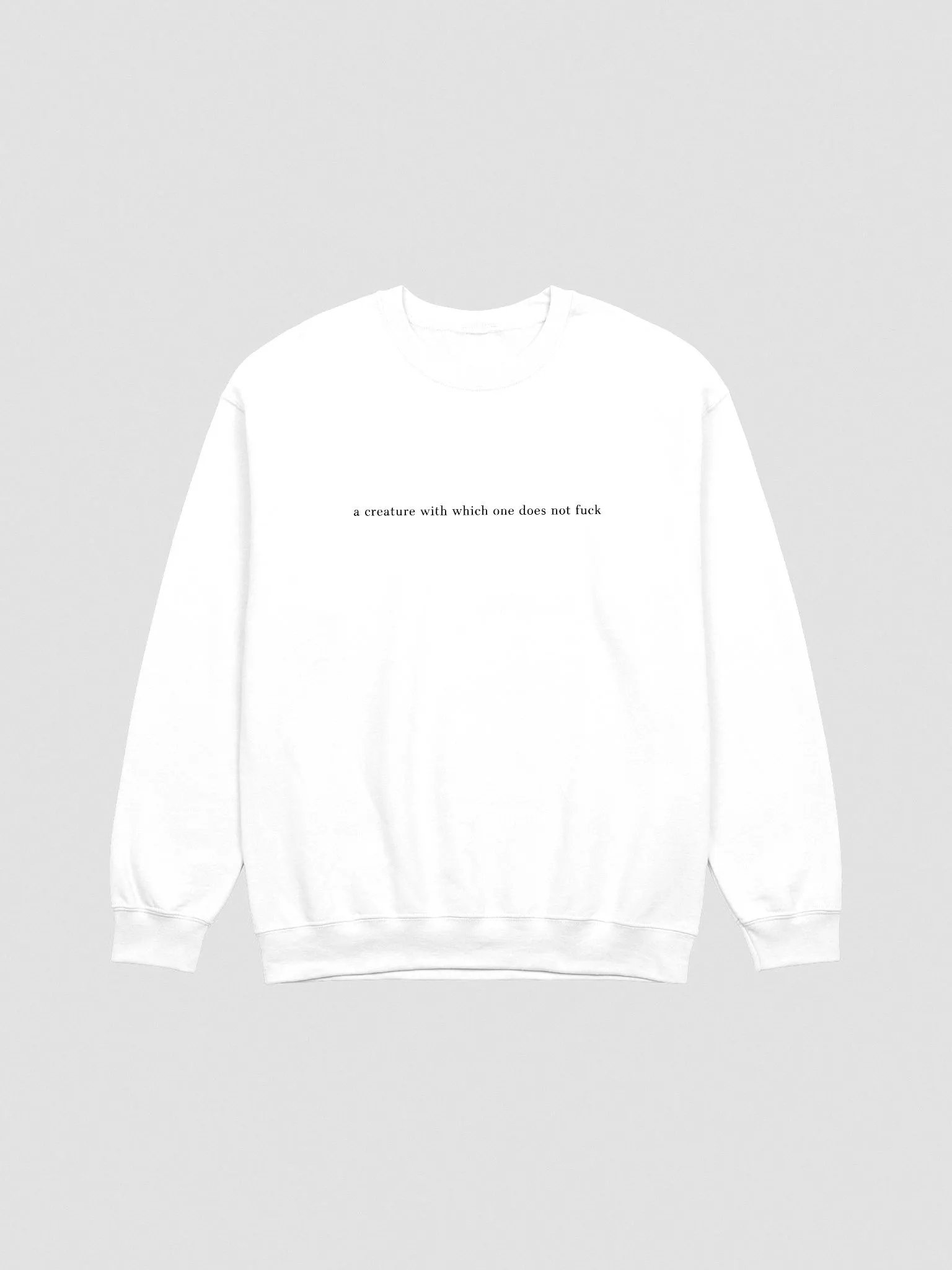 Creature With Which One Classic Crewneck Sweatshirt Embroidered product image (22)