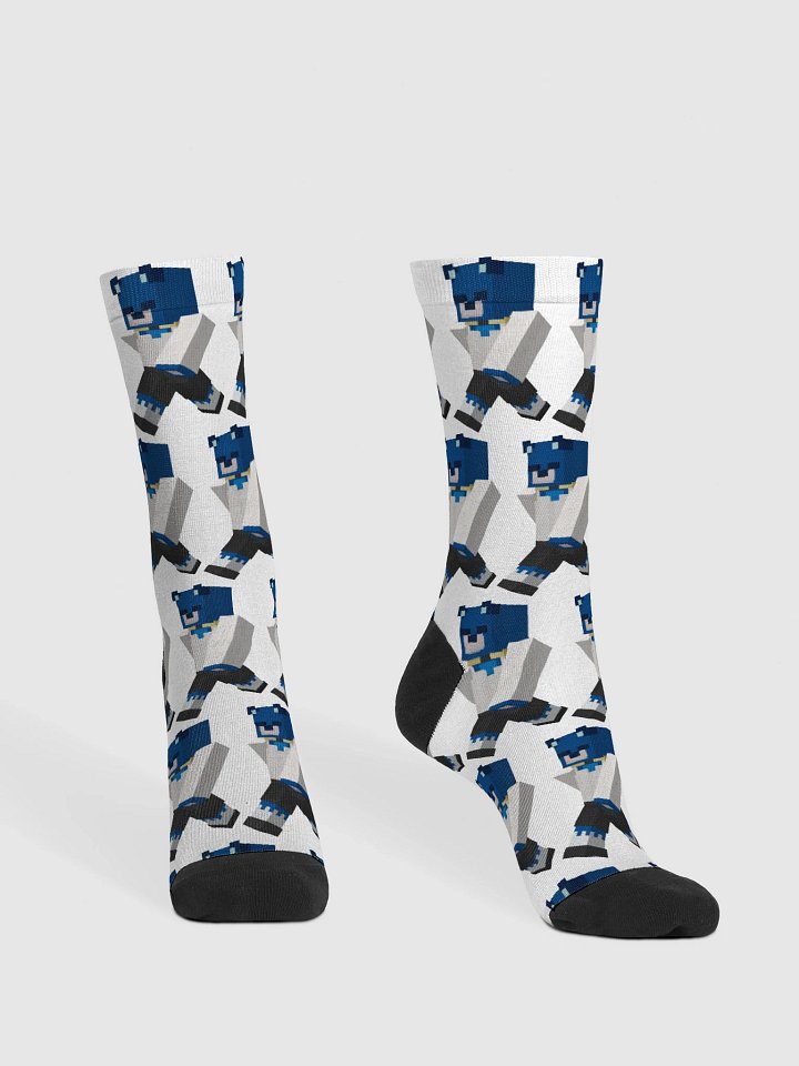 Jewels Bear Minecraft Socks product image (2)