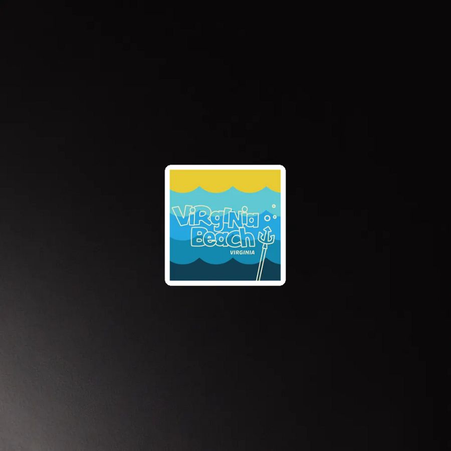 Virginia Beach Waves Magnet product image (5)