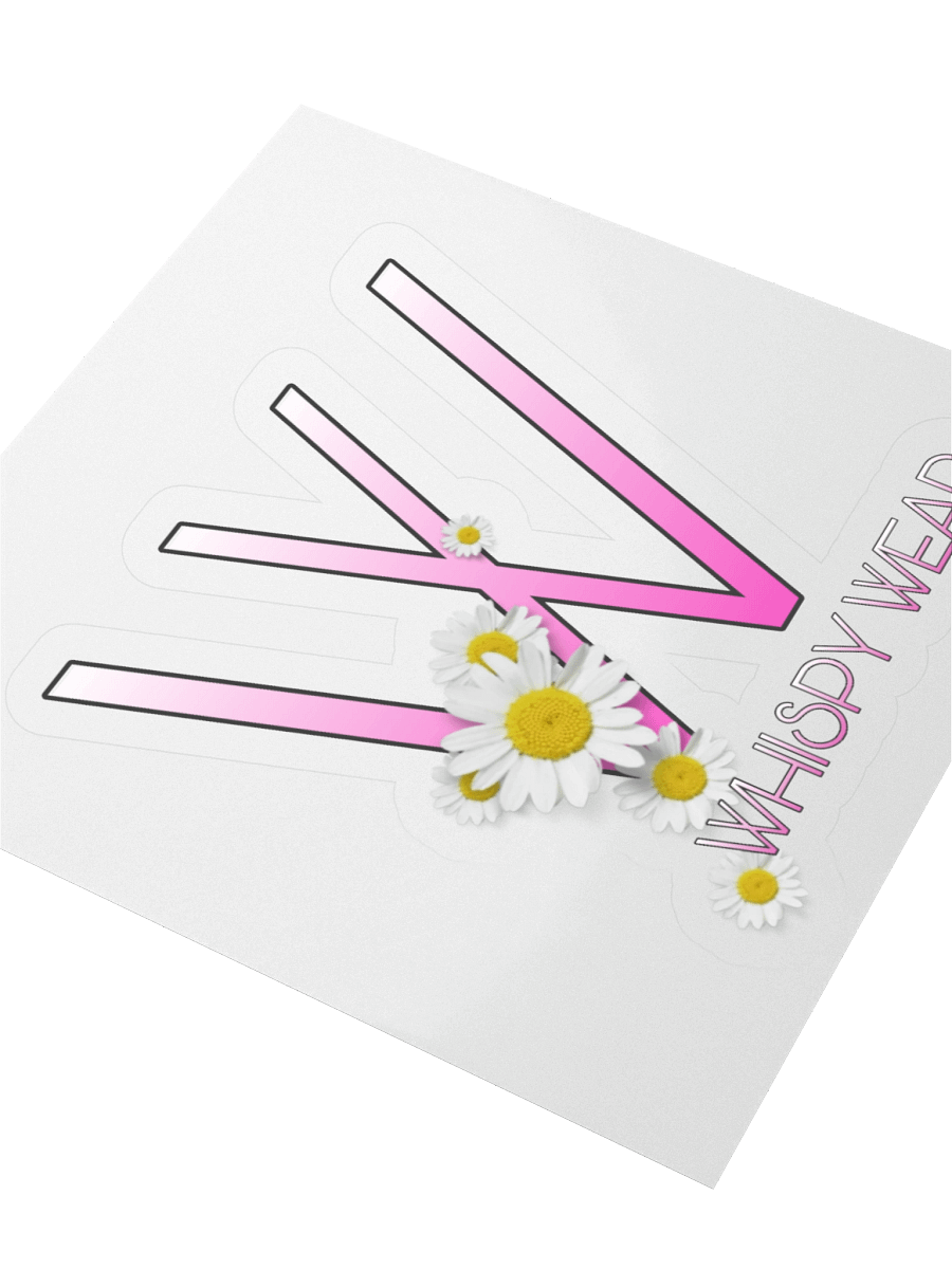 Whispy Wear Logo Sticker product image (9)