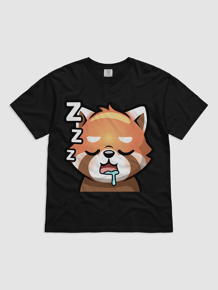 Sleepy Red Panda Cotton T-Shirt product image (4)