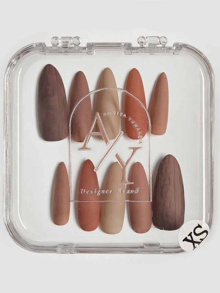Pumpkin Spice Cozy Nails product image (1)