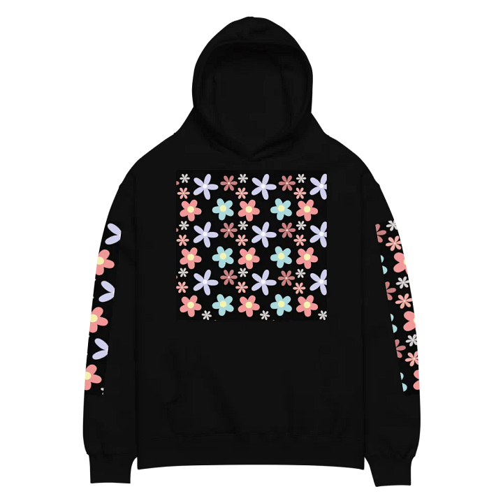 Whimsical Floral Bliss Oversized Hoodie product image (2)