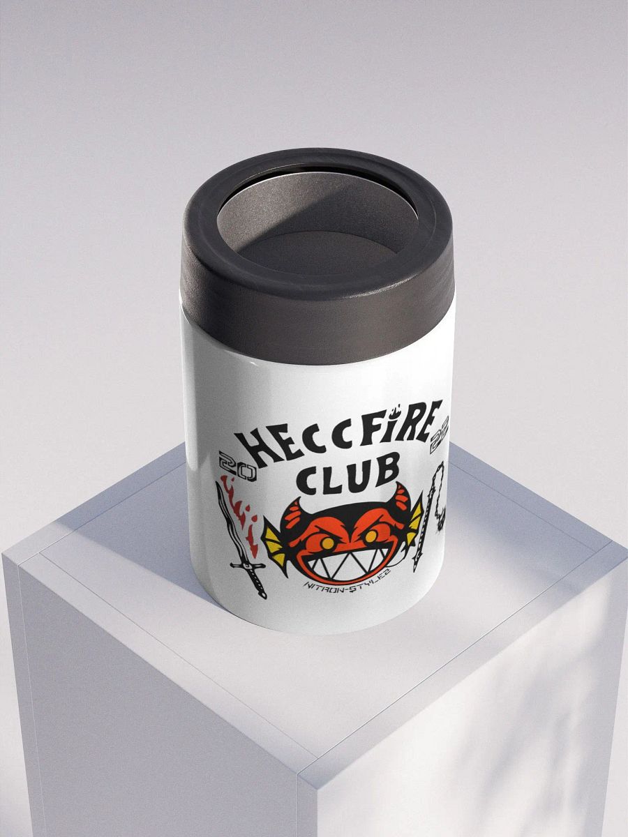Weirder Stuff Collection - Heccfire Club Stainless Steel Koozie product image (4)