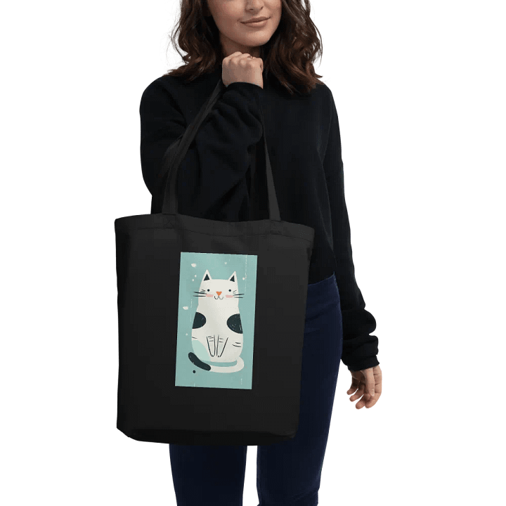 Purr-fectly Stylish Cat Design - Econscious Eco-Friendly Tote Bag product image (2)
