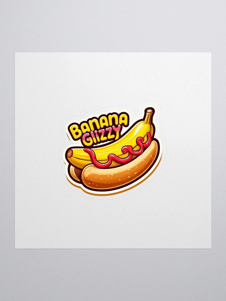 Banana Glizzy sticker product image (1)