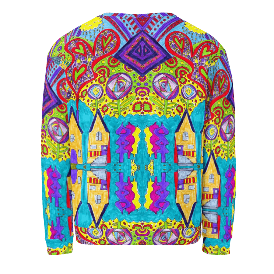 Abstract Doodle Happiness Too Unisex Sweatshirt product image (7)