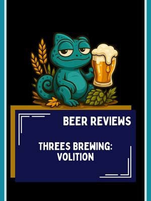 Threes Brewing: Volition#FYP #twitch #twitchstreamer #reviews #beer #craftbeer