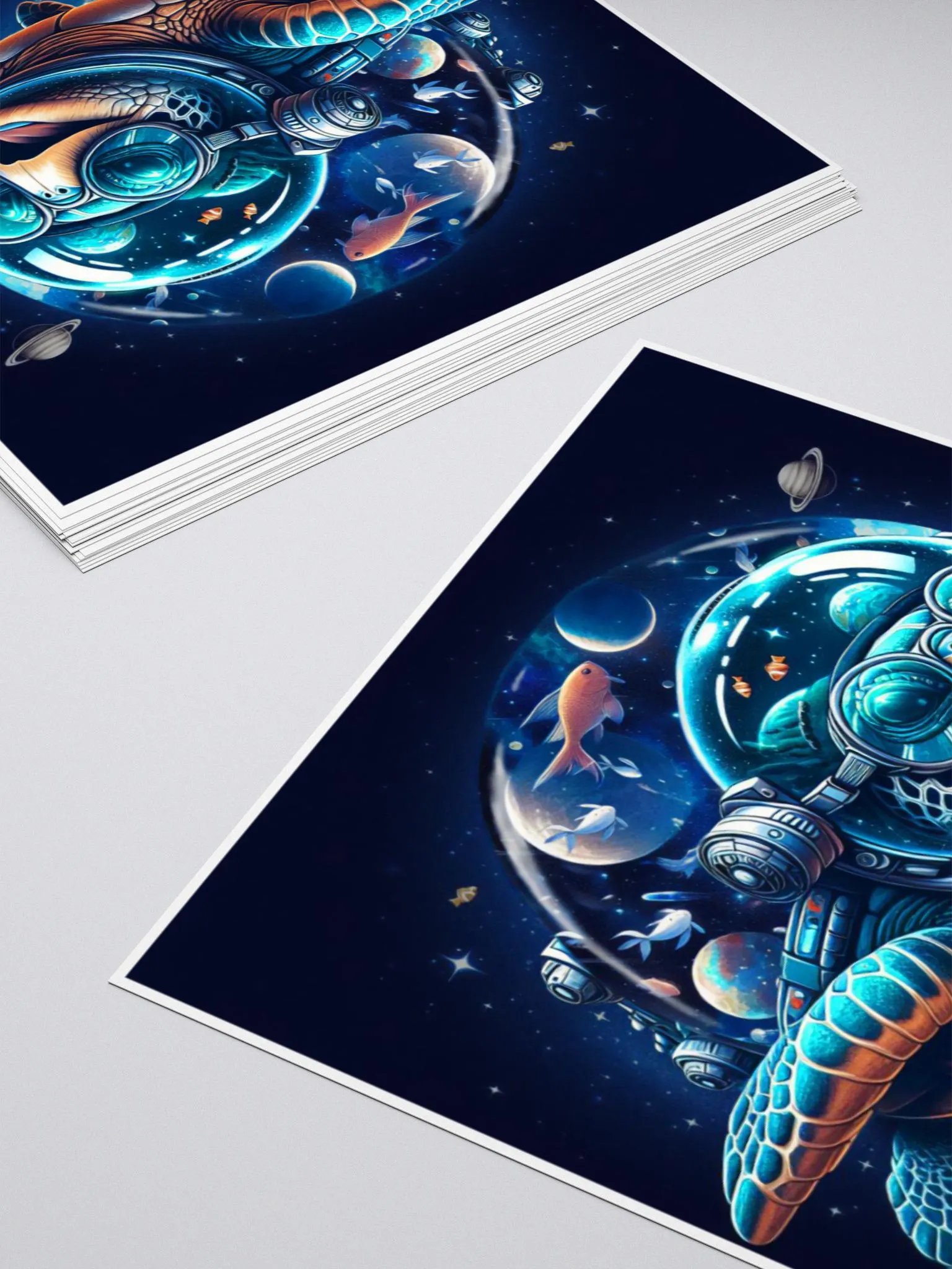 RamJet's Groovy Space Turtle Sticker product image (7)