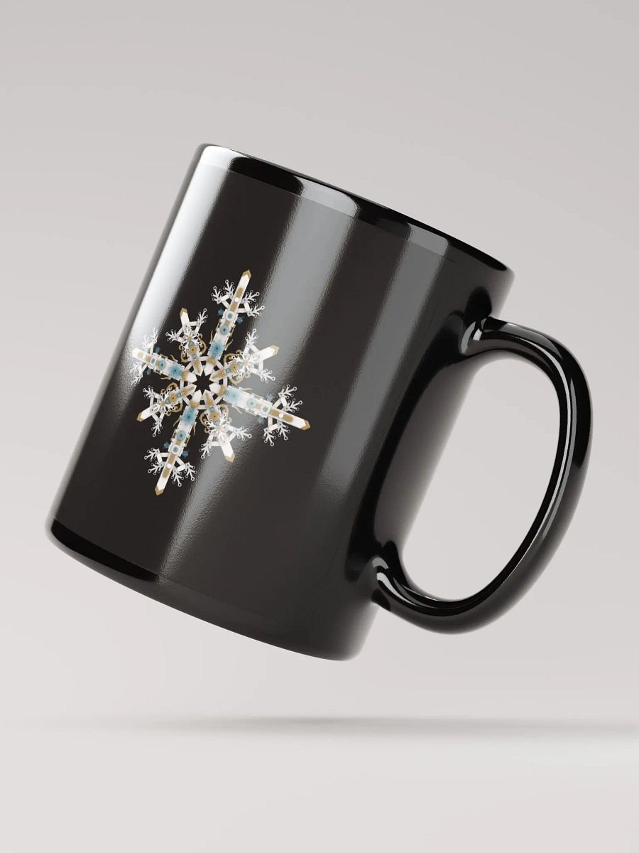 Christmas - Brick Snowflake - Black Mug product image (2)