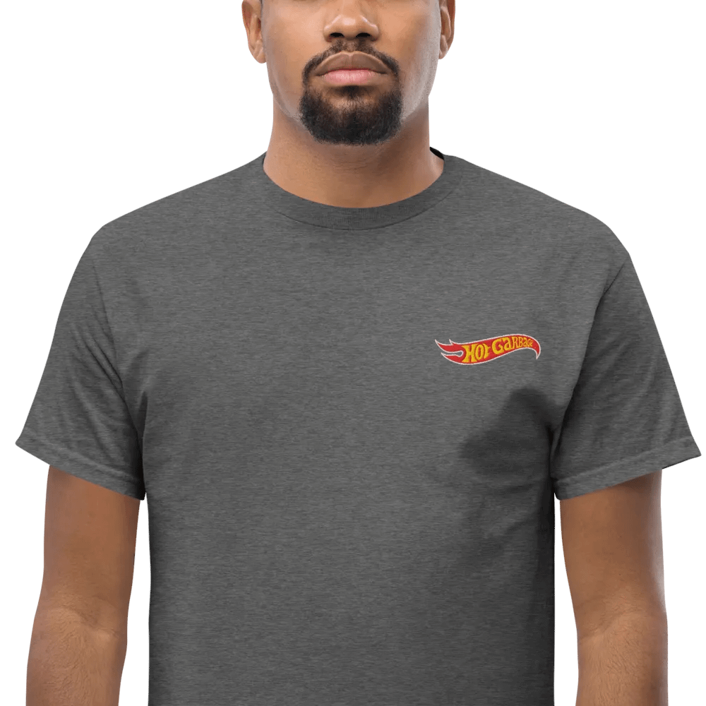 HOT GARBAGE UNISEX EMBROIDERED HEAVY TEE product image (1)
