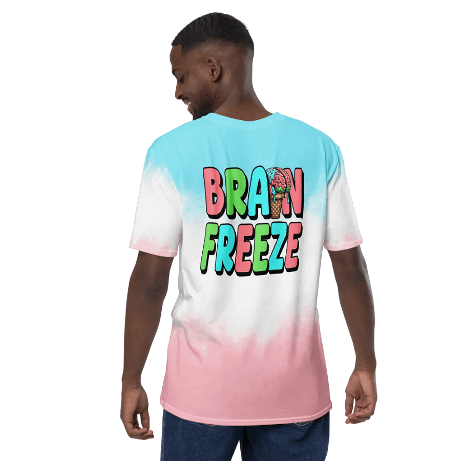Brain Freeze Men's Crew Neck T-Shirt product image (12)