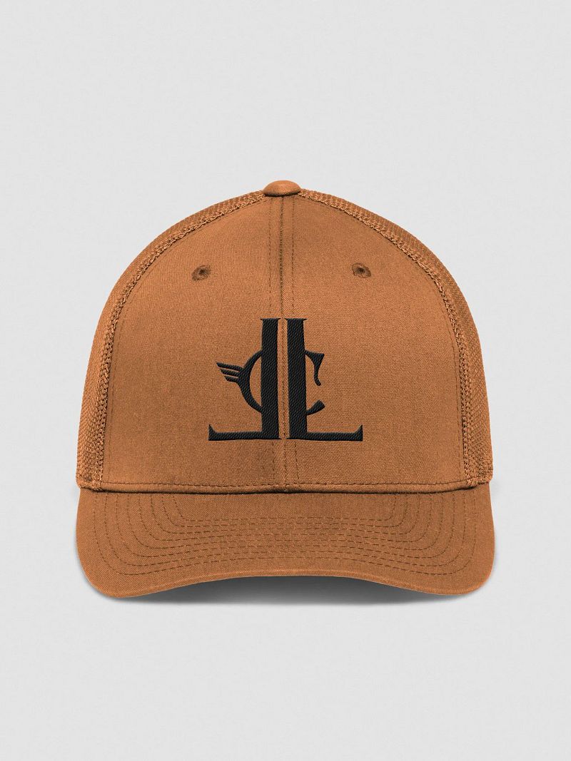 Legacy Co Official - Black Logo Flexfit Mesh Back Trucker Hat