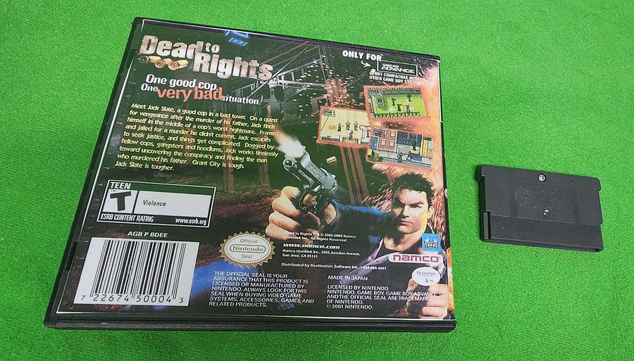 GAME BOY ADVANCE - Dead to Rights - No Manual product image (2)
