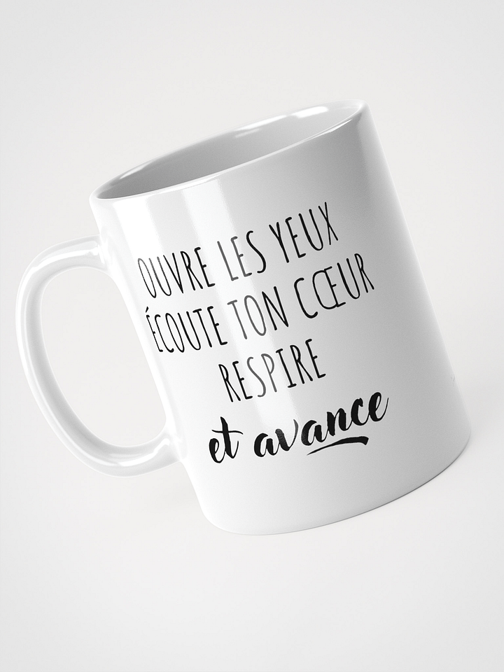 Mug Blanc - Ouvre les yeux - Cadeau citation positive product image (2)