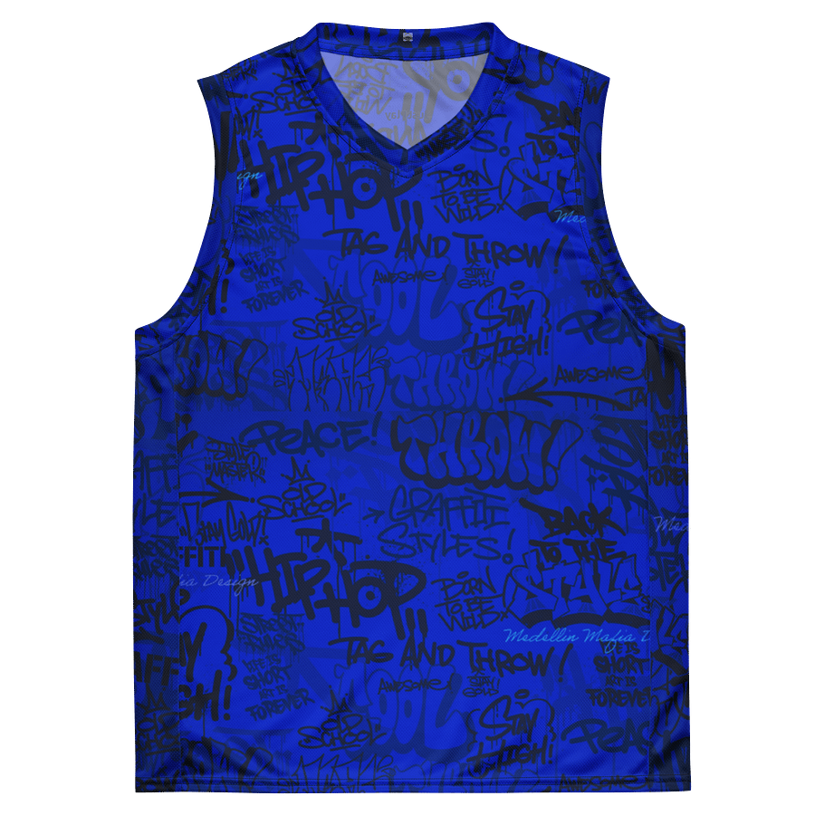 Urban Vibes Graffiti Basketball Jersey product image (3)
