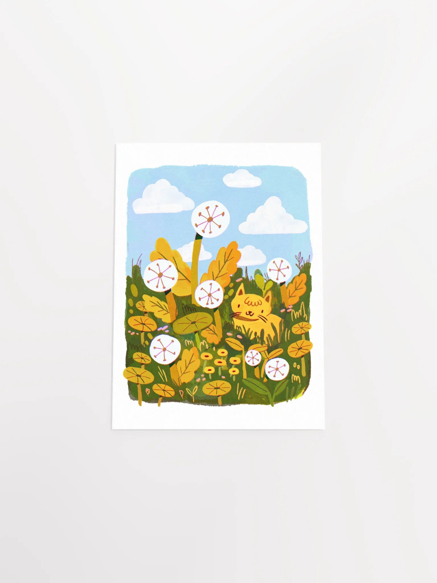Dandelion Kitty Print product image (5)