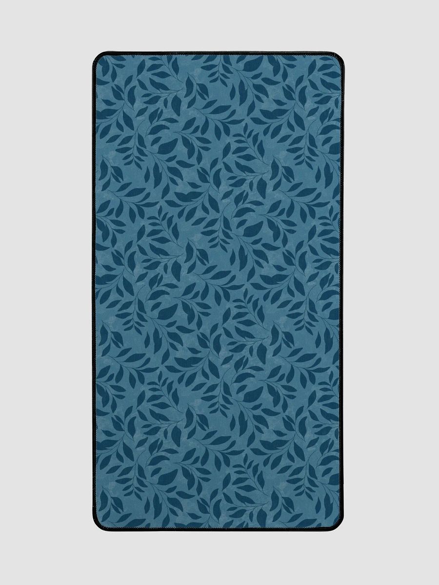 Midnight Foliage Blue Desk Mat product image (2)