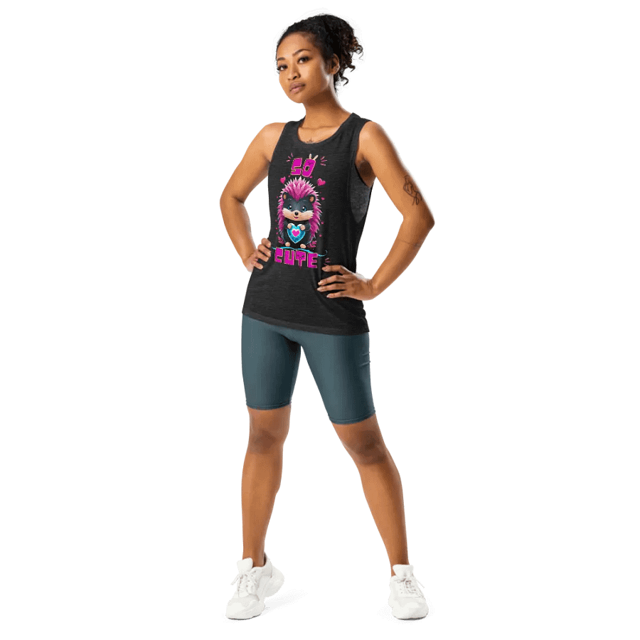 Adorable Hedgehog Love - Muscle Tank product image (2)