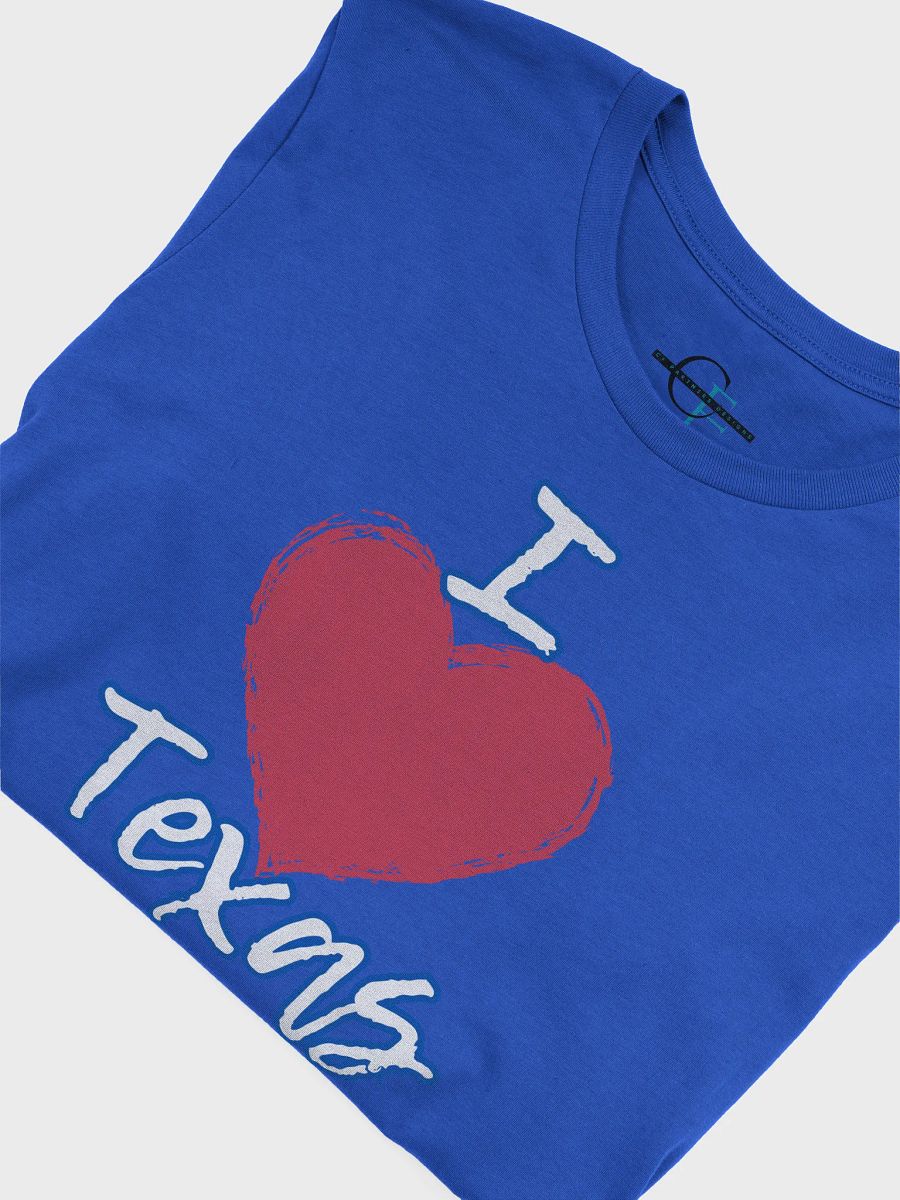 "I ❤️ Texas" Bella+Canvas Unisex Tee product image (6)