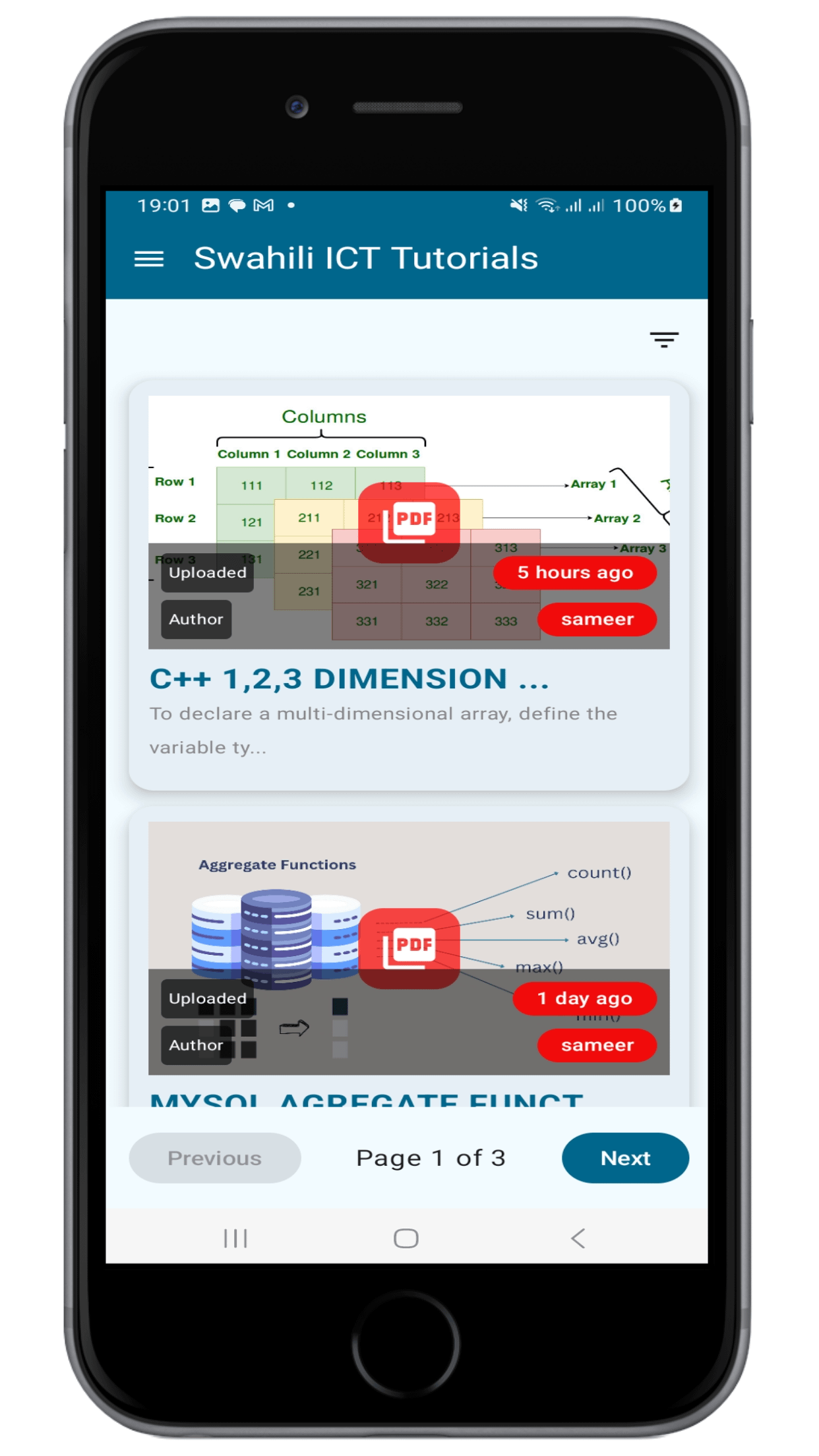 Educational Content Management System (Web + Android) product image (12)