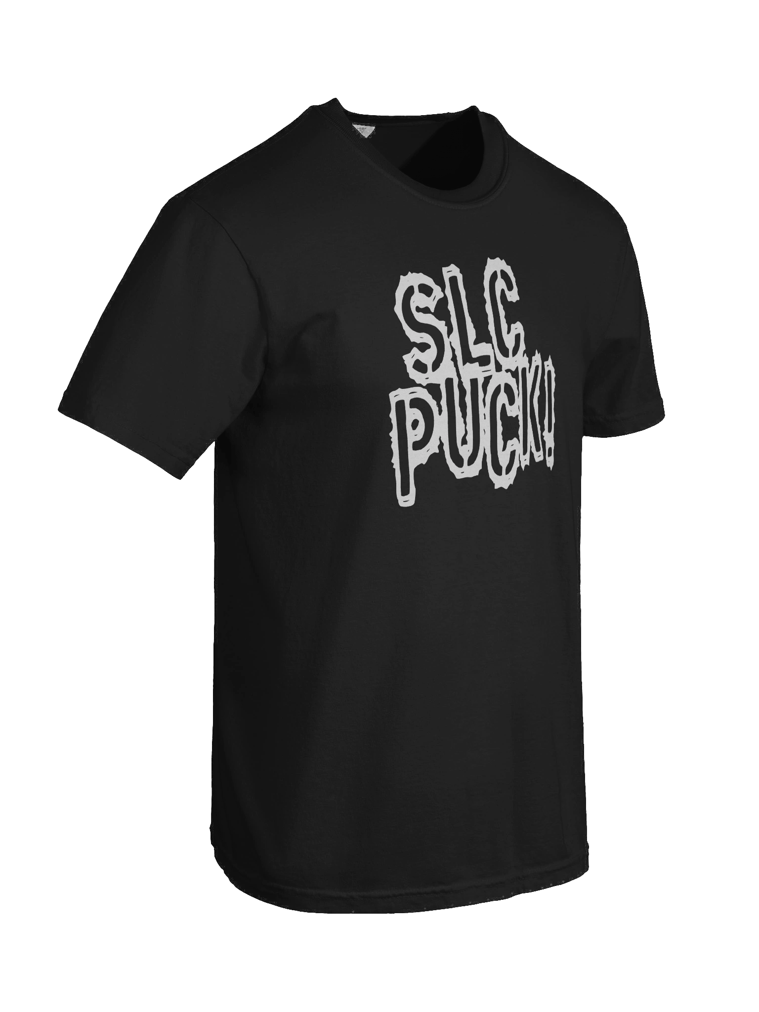 SLC Puck Logo Tee – Utah Hockey Podcast Shirt product image (8)