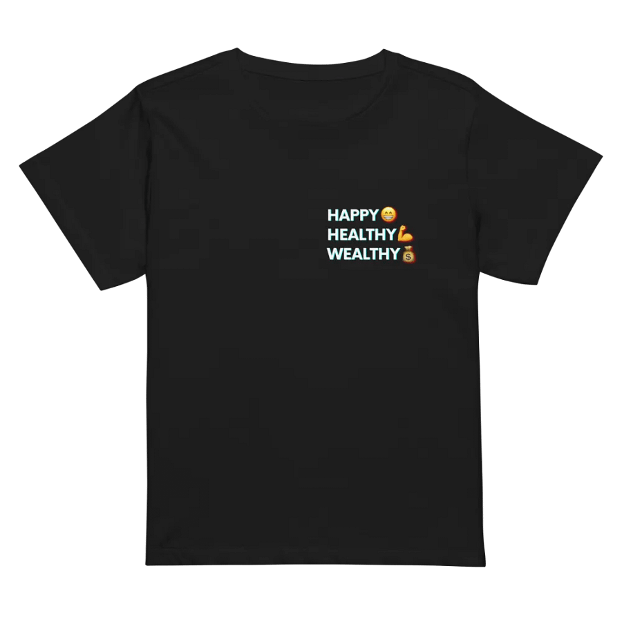 Happy Healthy Wealthy Women's High Waisted Tee product image (3)